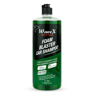 Wavex Foam Wash Car Shampoo Concentrate (1L) pH Neutral,