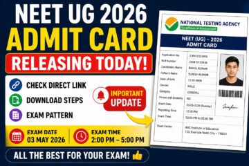 NEET UG 2026 Admit Card